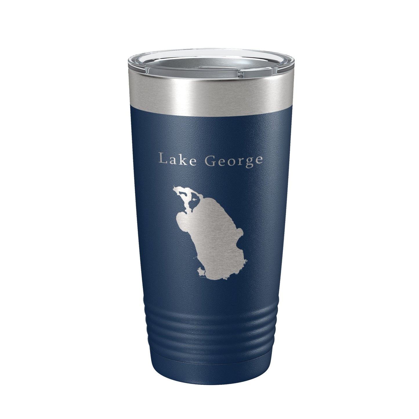 Lake George Map Tumbler Travel Mug Insulated Laser Engraved Coffee Cup Florida 20 oz-8