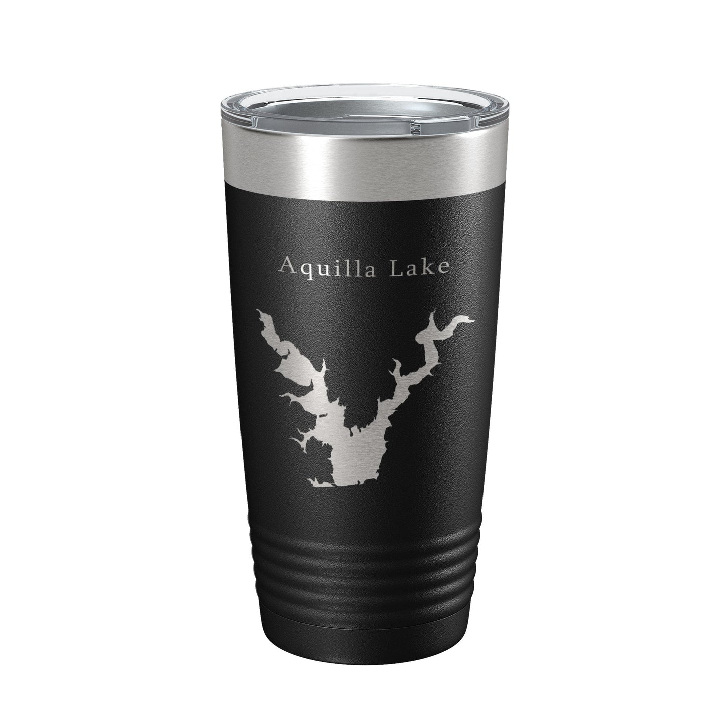 Aquilla Lake Map Tumbler Travel Mug Insulated Laser Engraved Coffee Cup Texas 20 oz-5