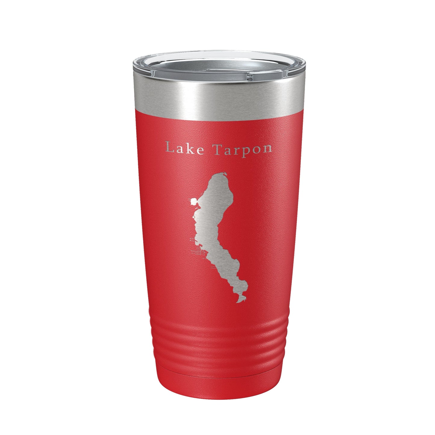 Lake Tarpon Map Tumbler Travel Mug Insulated Laser Engraved Coffee Cup Florida 20 oz-10