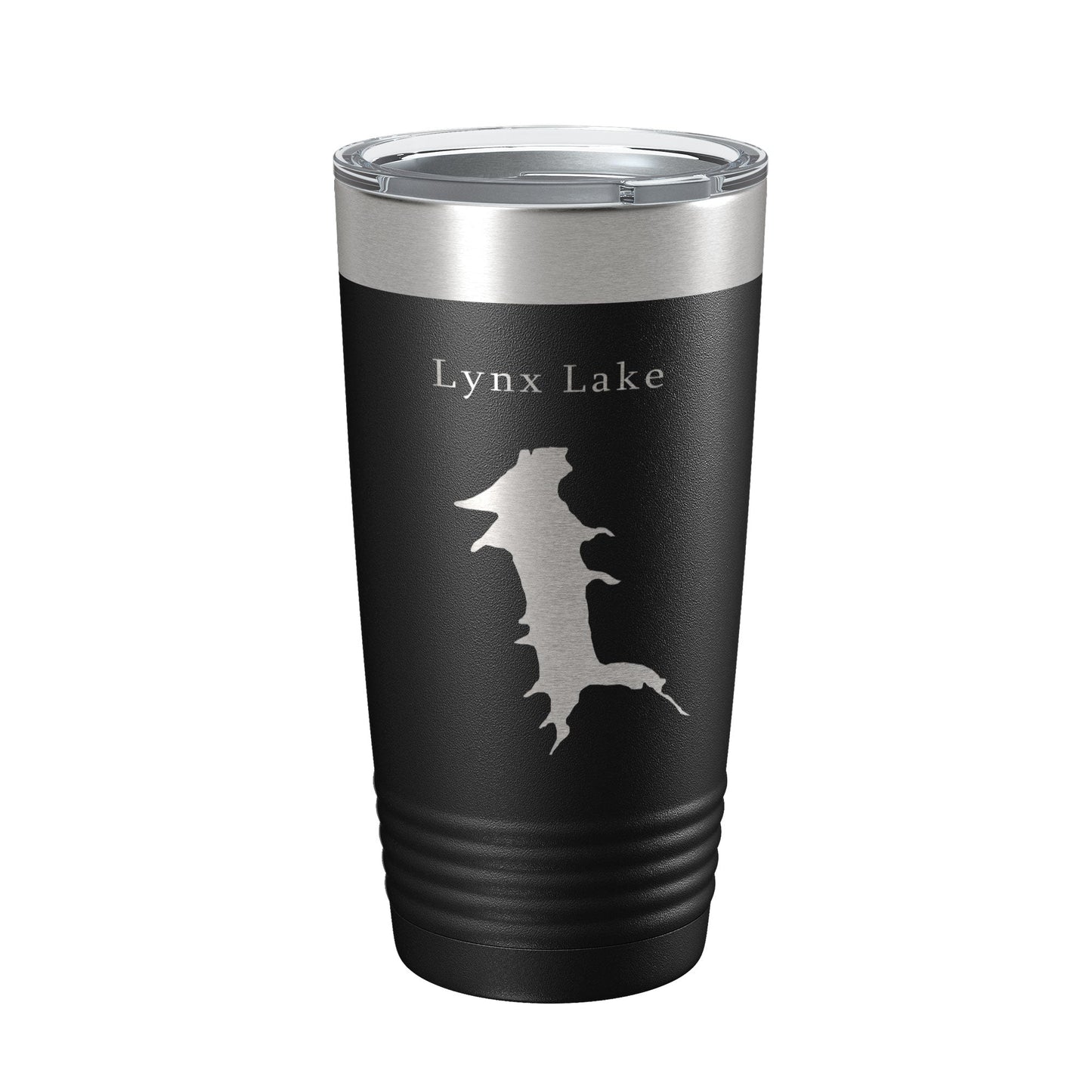 Lynx Lake Map Tumbler Travel Mug Insulated Laser Engraved Coffee Cup Arizona 20 oz-0
