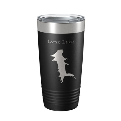 Lynx Lake Map Tumbler Travel Mug Insulated Laser Engraved Coffee Cup Arizona 20 oz-5
