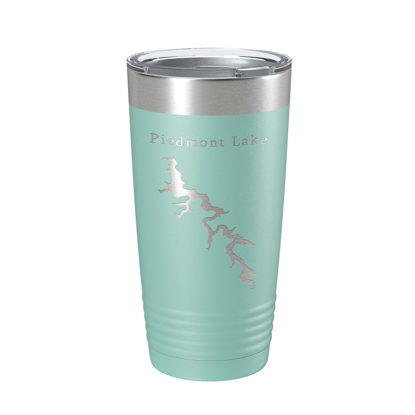Piedmont Lake Map Tumbler Travel Mug Insulated Laser Engraved Coffee Cup Ohio 20 oz-12