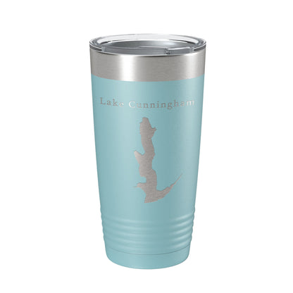 Lake Glenn Cunningham Map Tumbler Travel Mug Insulated Laser Engraved Coffee Cup Nebraska 20 oz-13