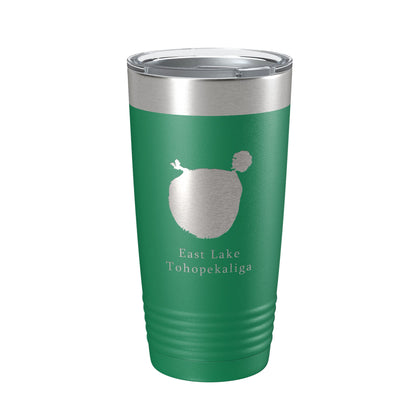 East Lake Tohopekaliga Map Tumbler Travel Mug Insulated Laser Engraved Coffee Cup Florida 20 oz-9