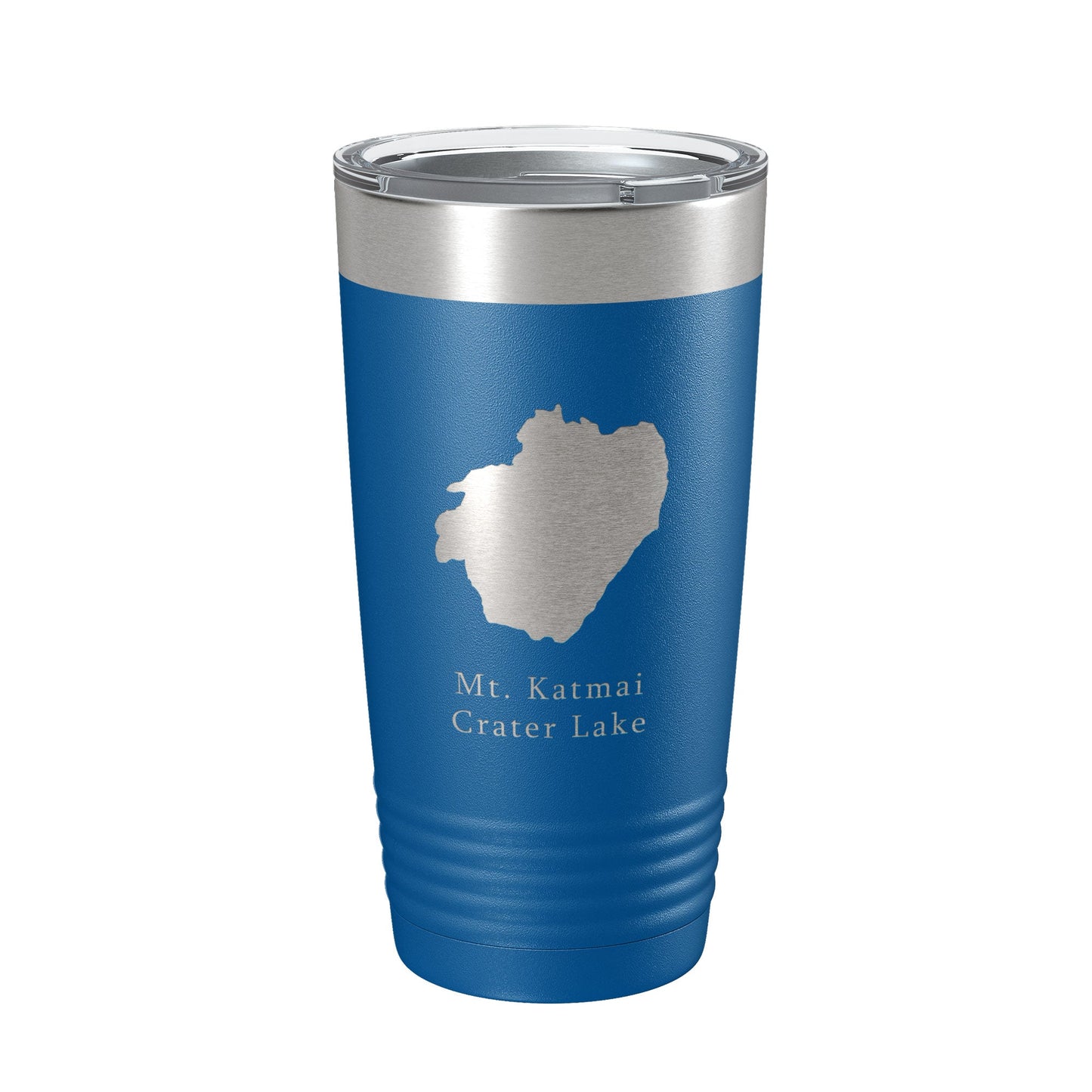 Mt. Katmai Crater Lake Map Tumbler Travel Mug Insulated Laser Engraved Coffee Cup Alaska 20 oz-6
