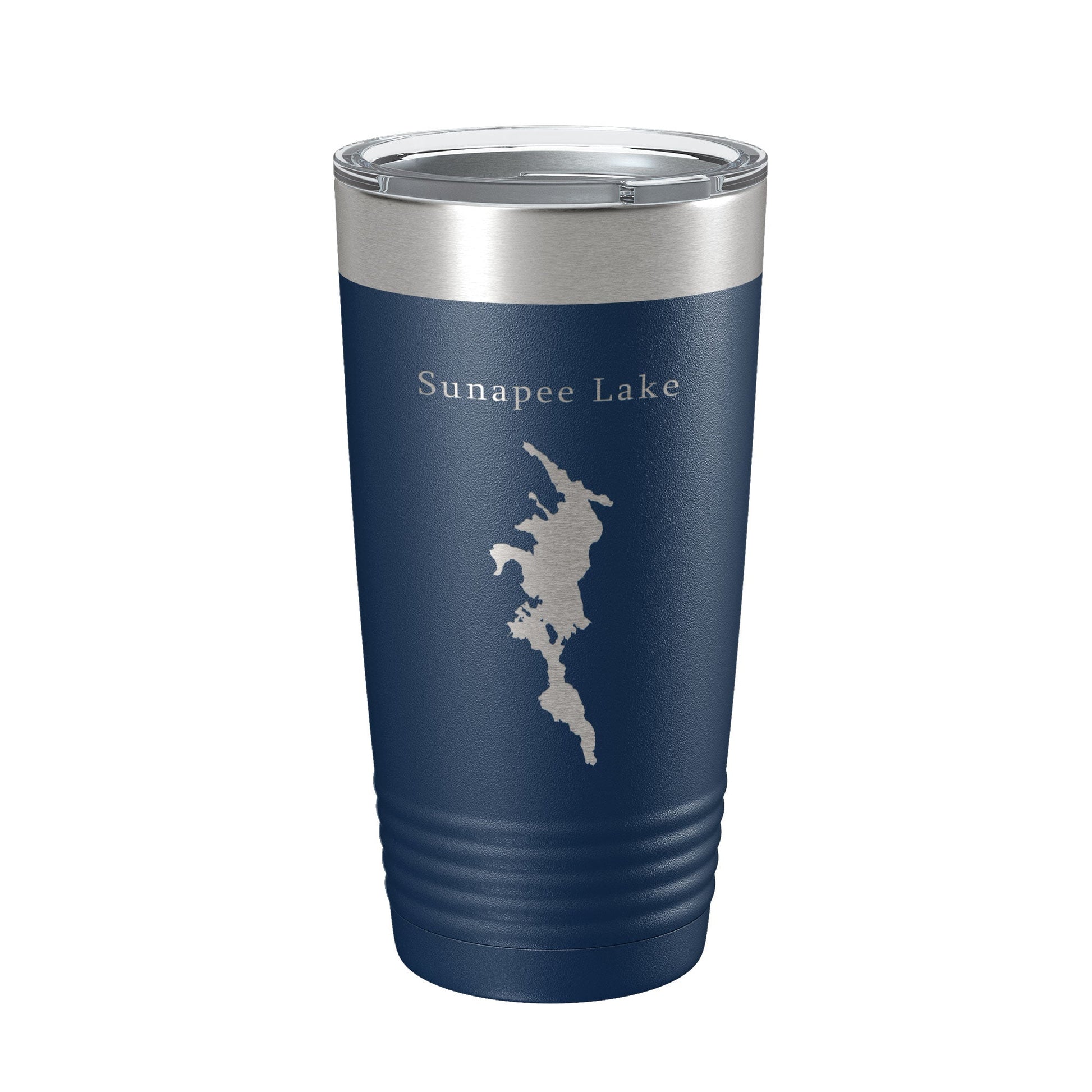 Sunapee Lake Map Tumbler Travel Mug Insulated Laser Engraved Coffee Cup New Hampshire 20 oz-2