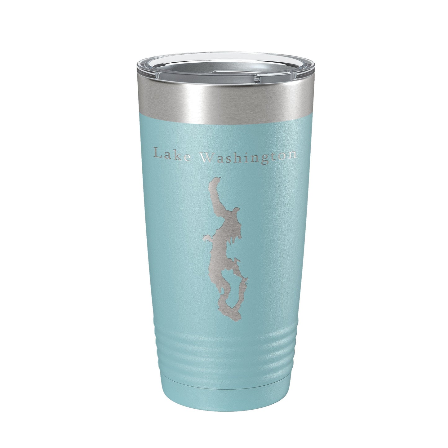 Lake Washington Map Tumbler Travel Mug Insulated Laser Engraved Coffee Cup Seattle Bellevue Washington 20 oz-13