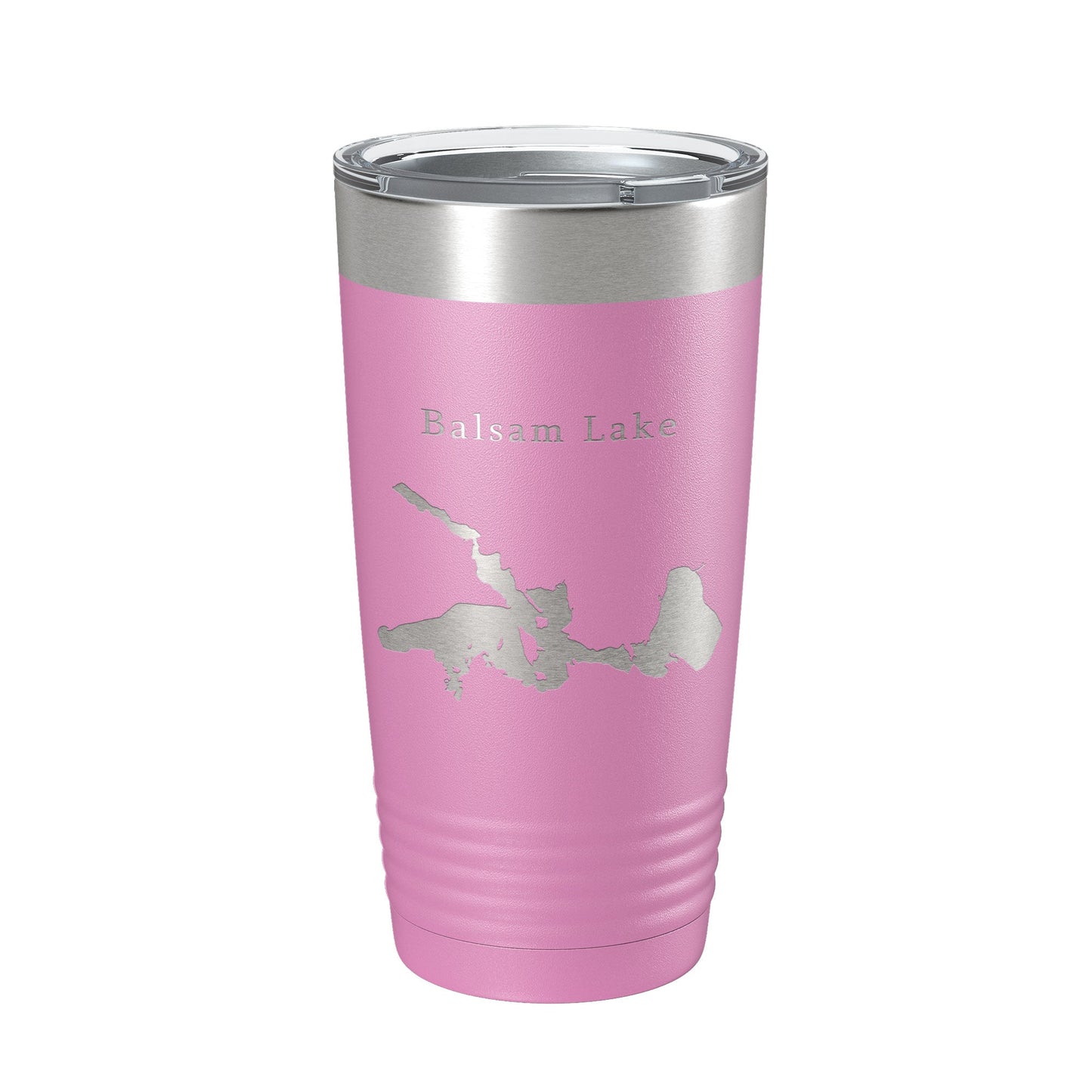 Balsam Lake Map Tumbler Travel Mug Insulated Laser Engraved Coffee Cup Wisconsin 20 oz-14
