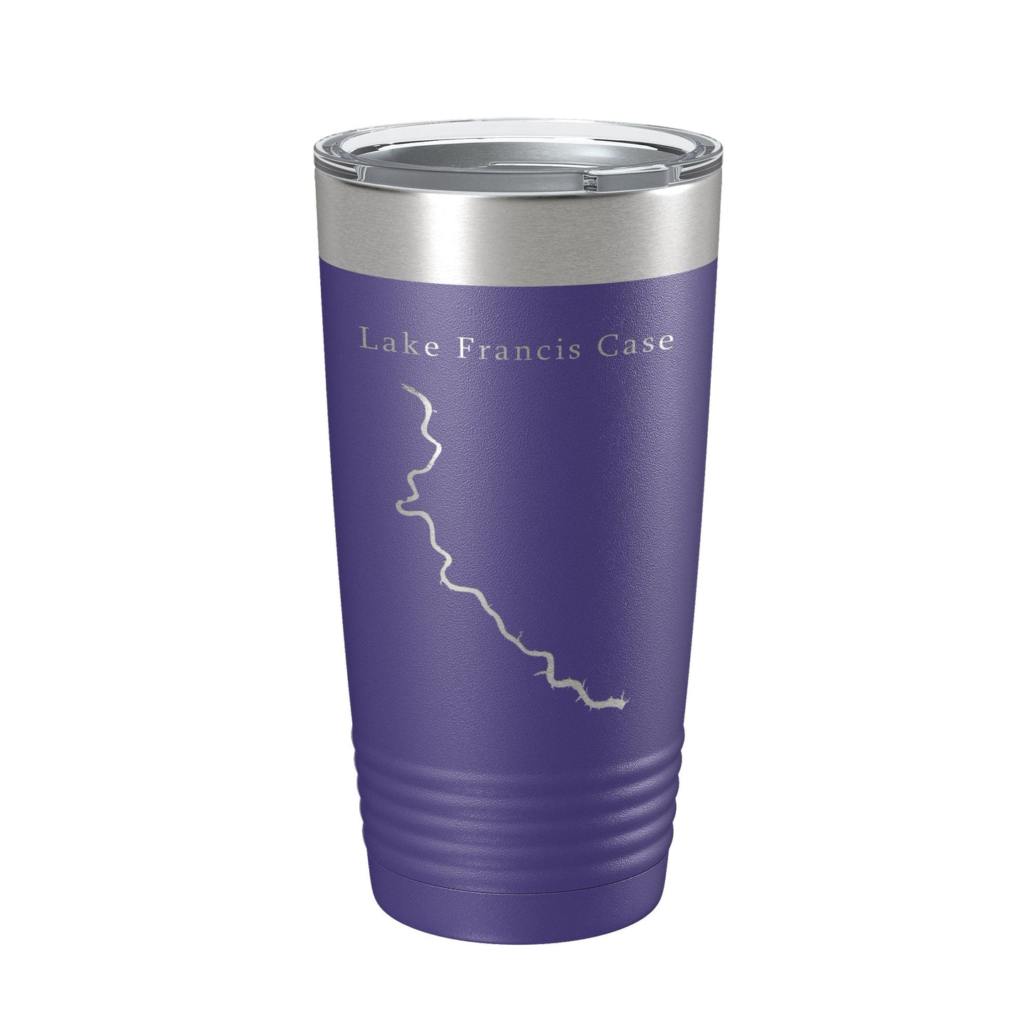 Lake Francis Case Map Tumbler Travel Mug Insulated Laser Engraved Coffee Cup South Dakota 20 oz-15