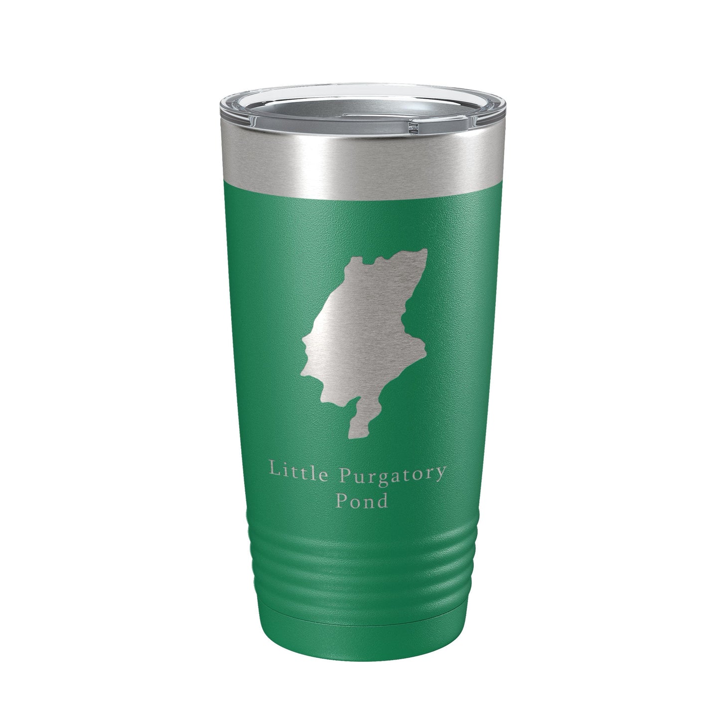 Little Purgatory Pond Tumbler Lake Map Travel Mug Insulated Laser Engraved Coffee Cup Maine 20 oz-9