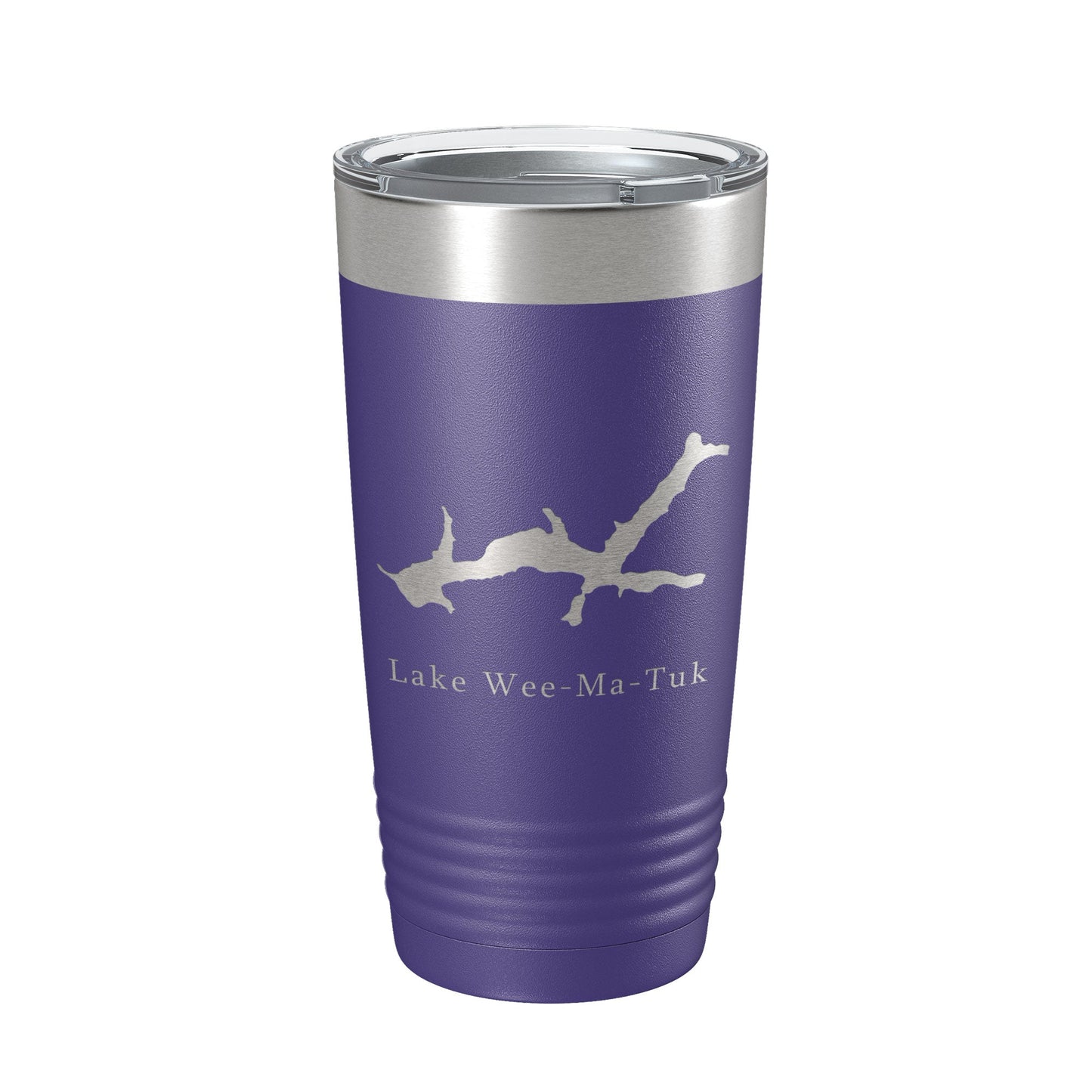Lake Wee-Ma-Tuk Map Tumbler Travel Mug Insulated Laser Engraved Coffee Cup Illinois 20 oz-15