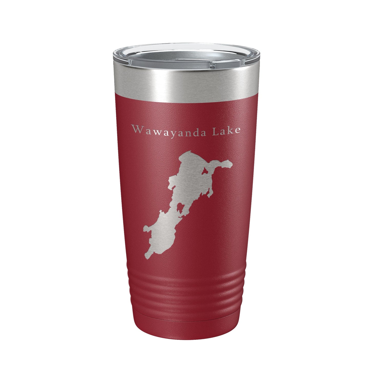 Wawayanda Lake Map Tumbler Travel Mug Insulated Laser Engraved Coffee Cup New Jersey 20 oz-18