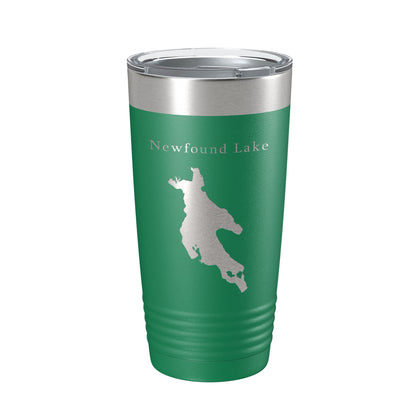 Newfound Lake Map Tumbler Travel Mug Insulated Laser Engraved Coffee Cup New Hampshire 20 oz-9