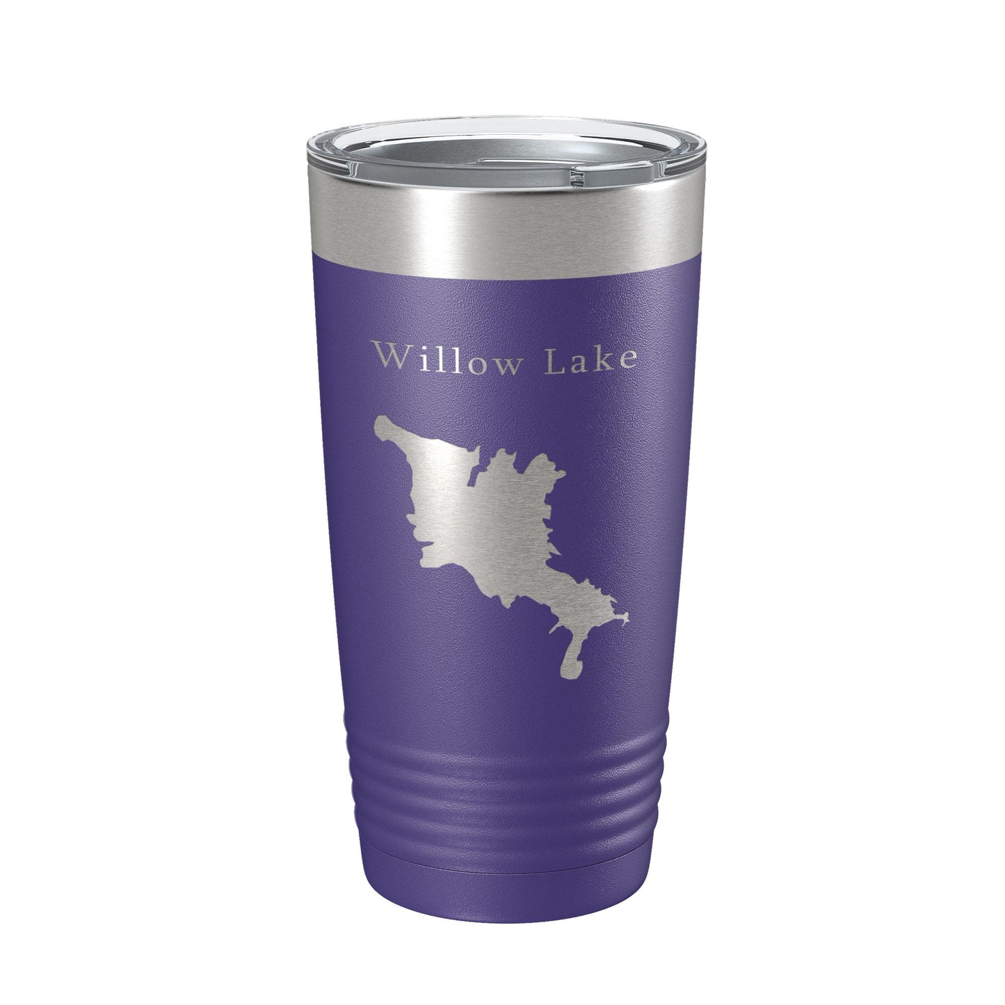 Willow Creek Lake Map Tumbler Travel Mug Insulated Laser Engraved Coffee Cup Arizona 20 oz-15