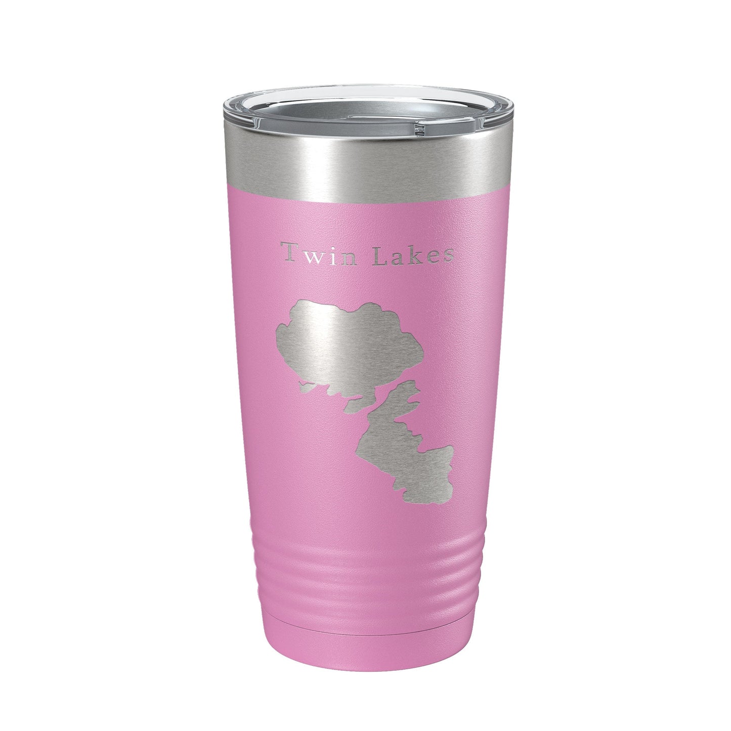 Twin Lakes Map Tumbler Travel Mug Insulated Laser Engraved Coffee Cup Idaho 20 oz-14