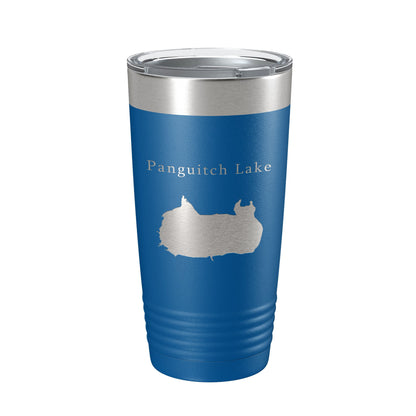 Panguitch Lake Map Tumbler Travel Mug Insulated Laser Engraved Coffee Cup Utah 20 oz-6