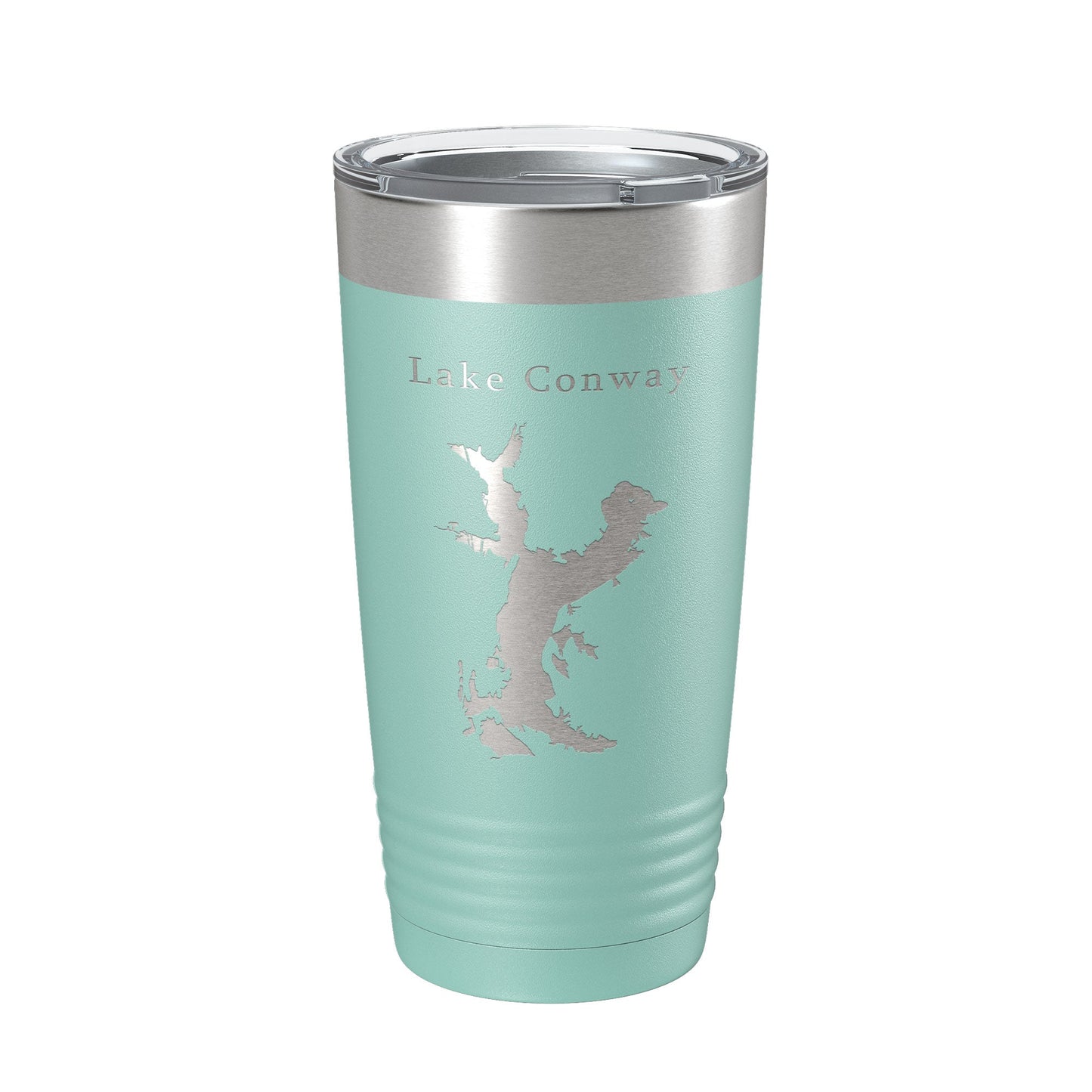 Lake Conway Map Tumbler Travel Mug Insulated Laser Engraved Coffee Cup Arkansas 20 oz-12