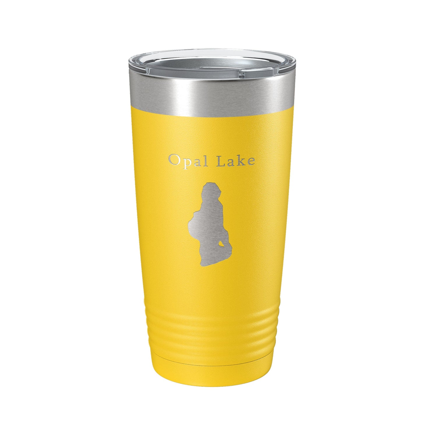 Opal Lake Map Tumbler Travel Mug Insulated Laser Engraved Coffee Cup Michigan 20 oz-19