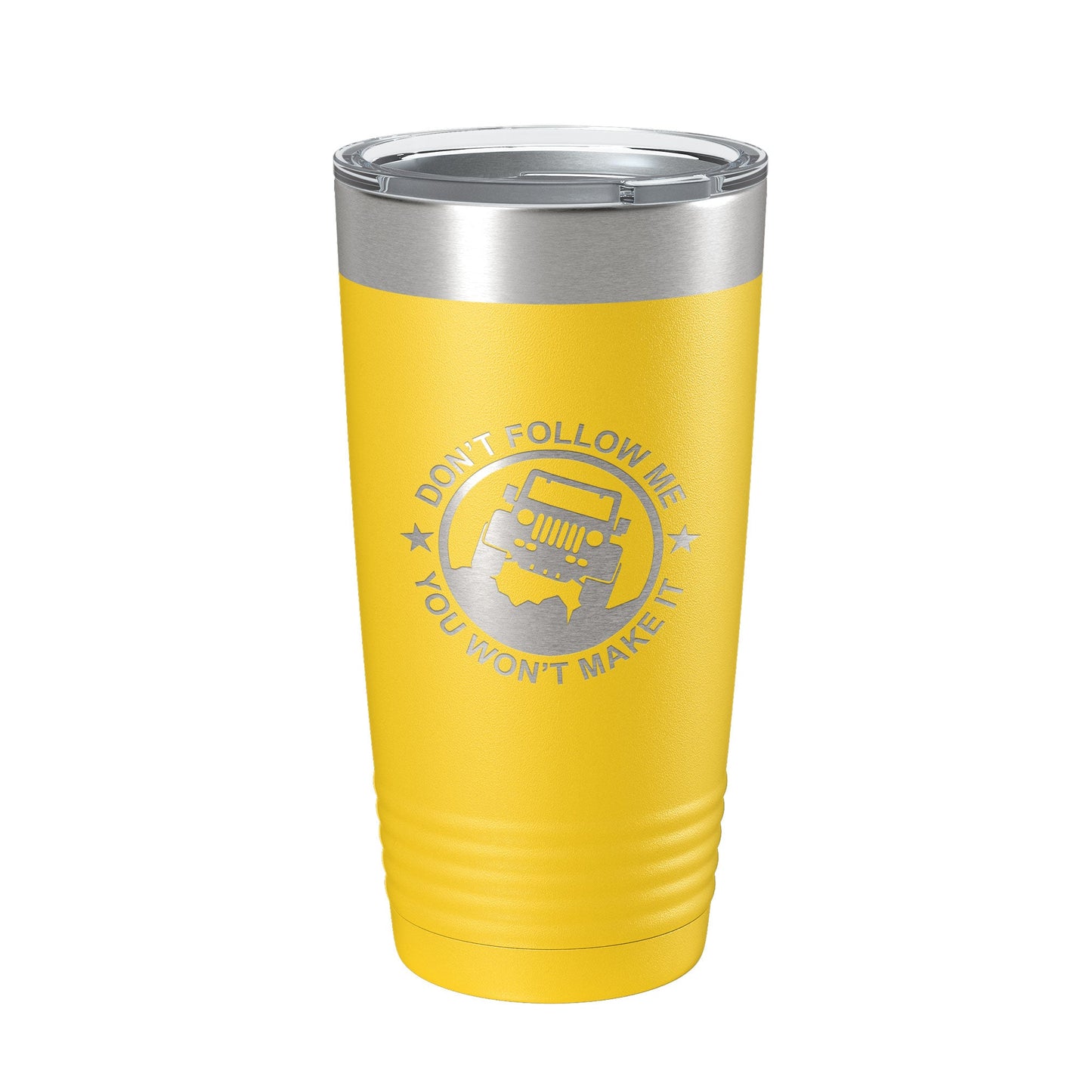 Offroading Tumbler Don't Follow Me Travel Mug Insulated Laser Engraved Coffee Cup Mudding Gift 20 oz-19