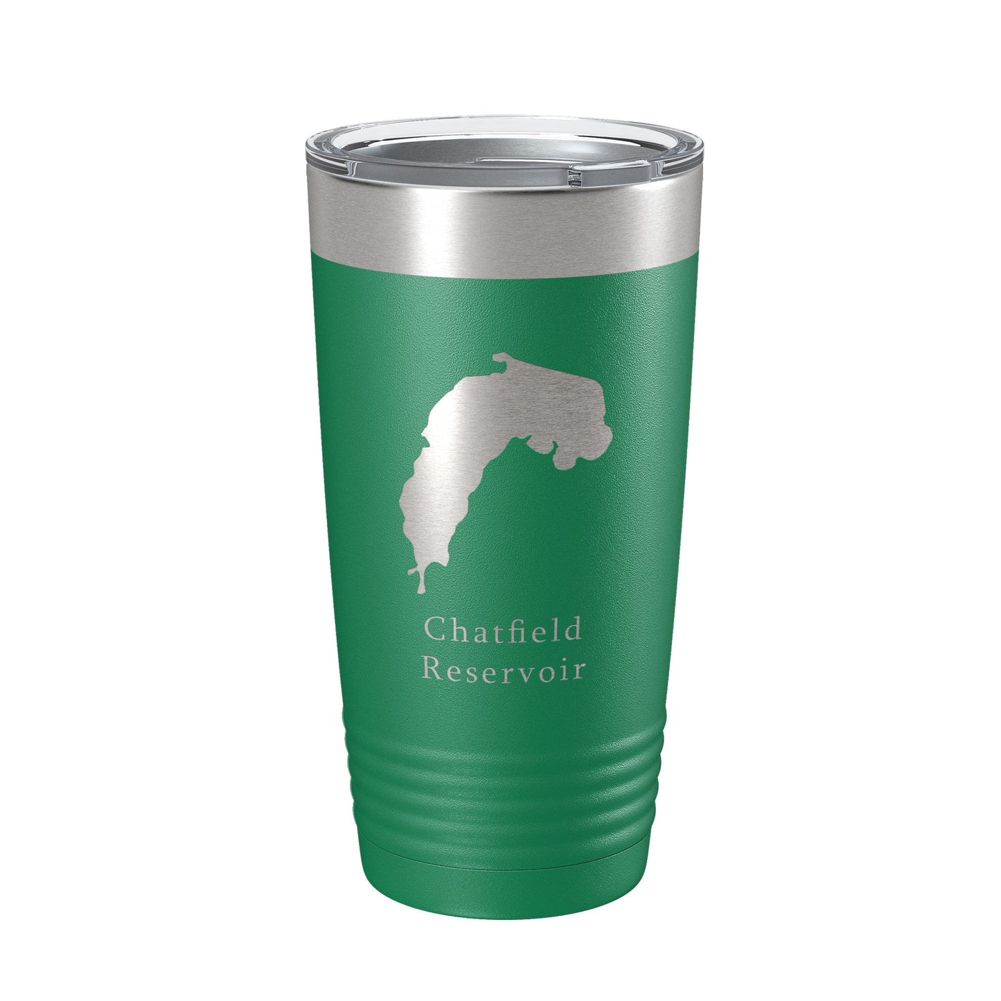 Chatfield Reservoir Tumbler Lake Map Travel Mug Insulated Laser Engraved Coffee Cup Colorado 20 oz-9