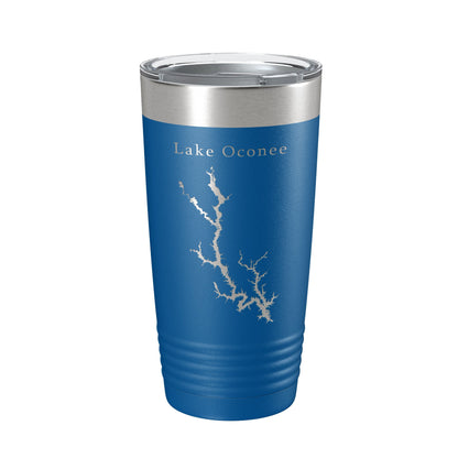 Lake Oconee Map Tumbler Travel Mug Insulated Laser Engraved Coffee Cup Georgia 20 oz-6