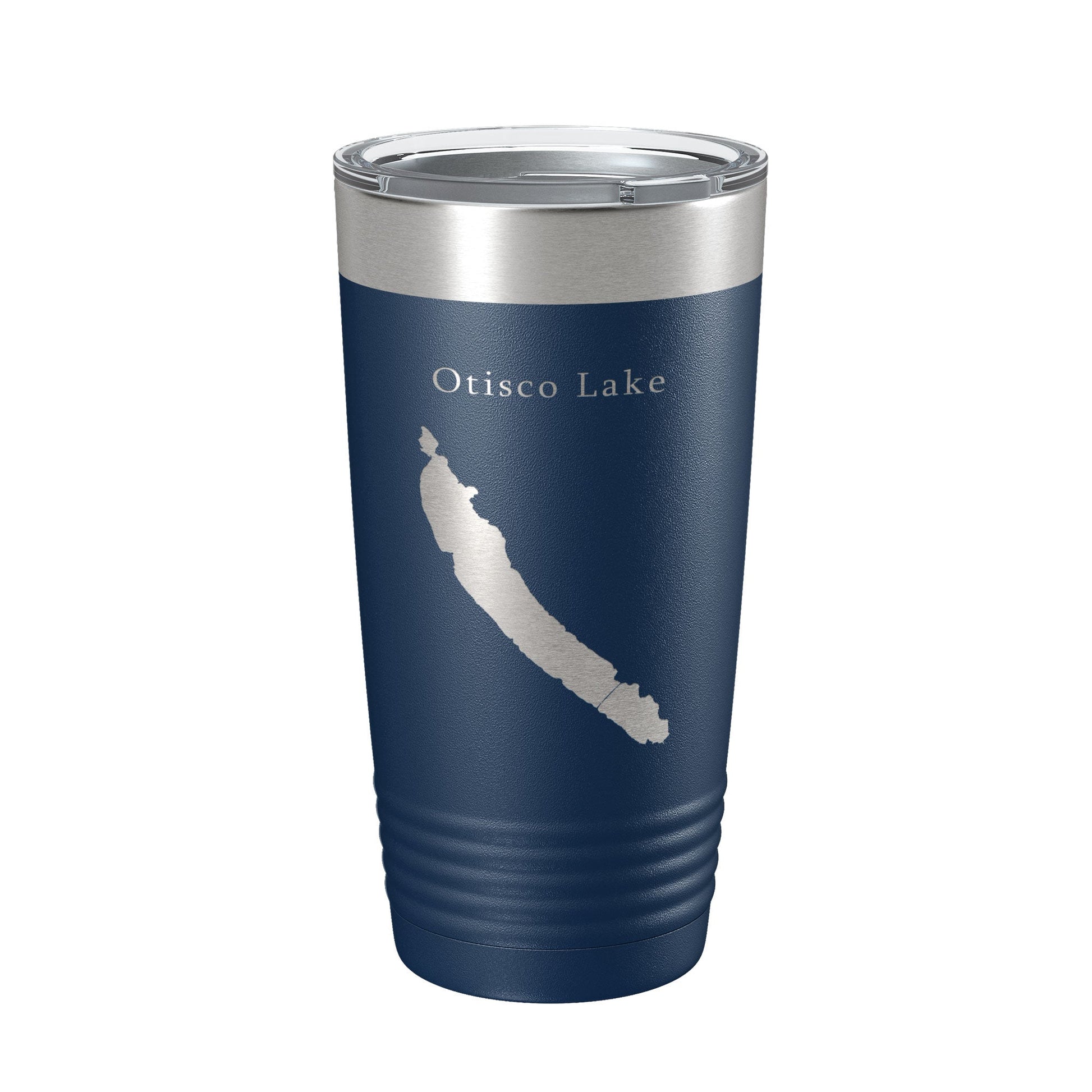 Otisco Lake Map Tumbler Travel Mug Insulated Laser Engraved Coffee Cup New York 20 oz-2