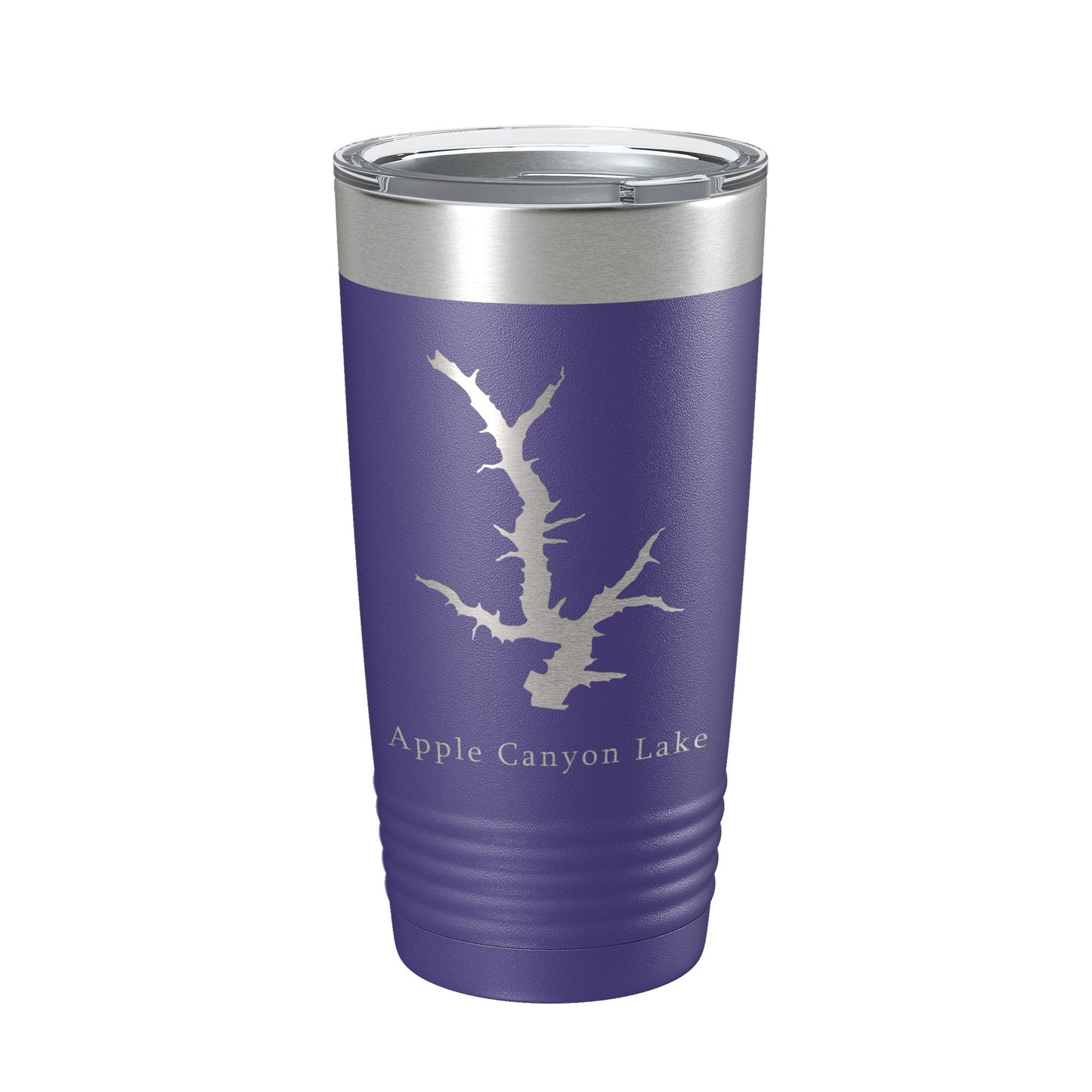 Apple Canyon Lake Map Tumbler Travel Mug Insulated Laser Engraved Coffee Cup Illinois 20 oz-15