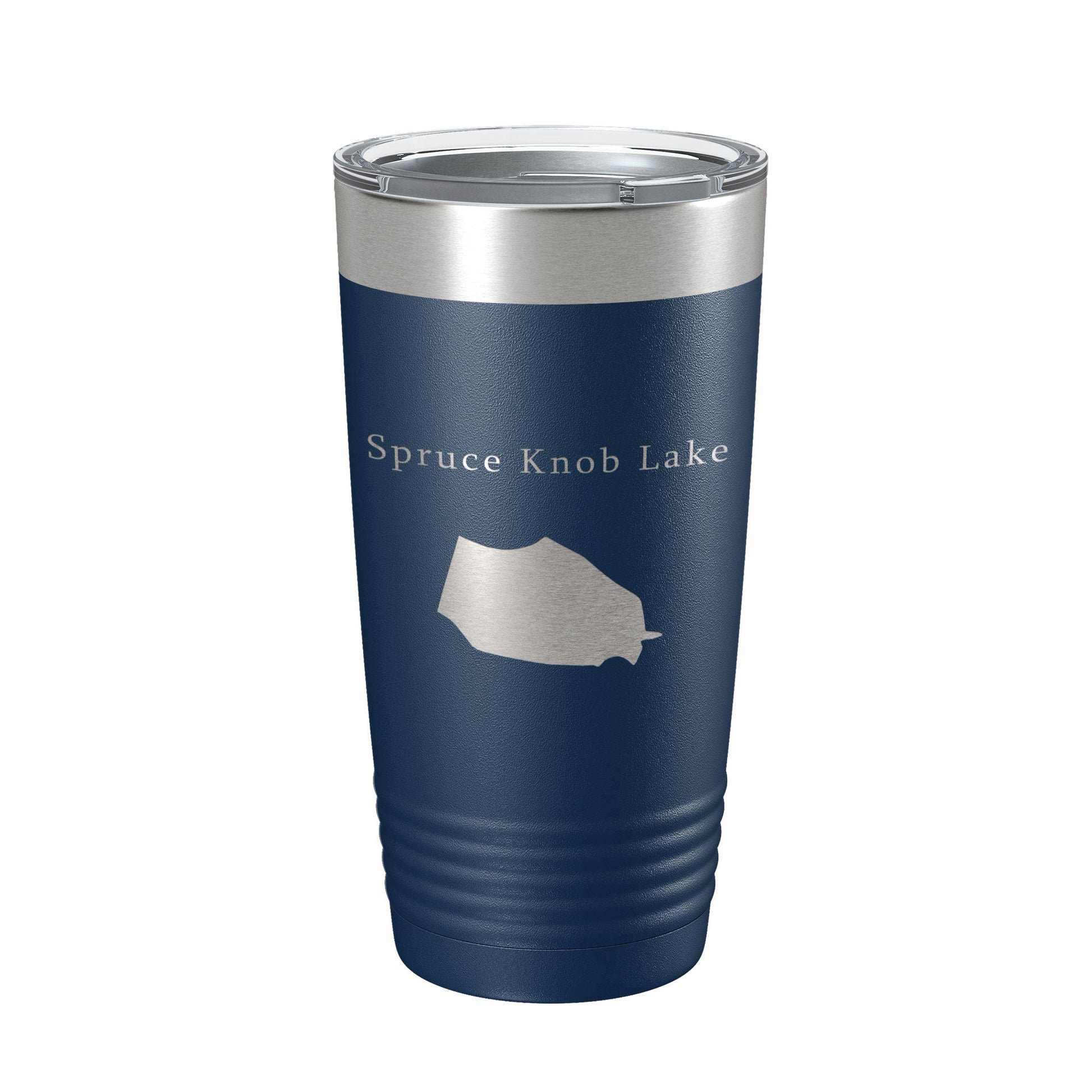 Spruce Knob Lake Map Tumbler Travel Mug Insulated Laser Engraved Coffee Cup West Virginia 20 oz-2