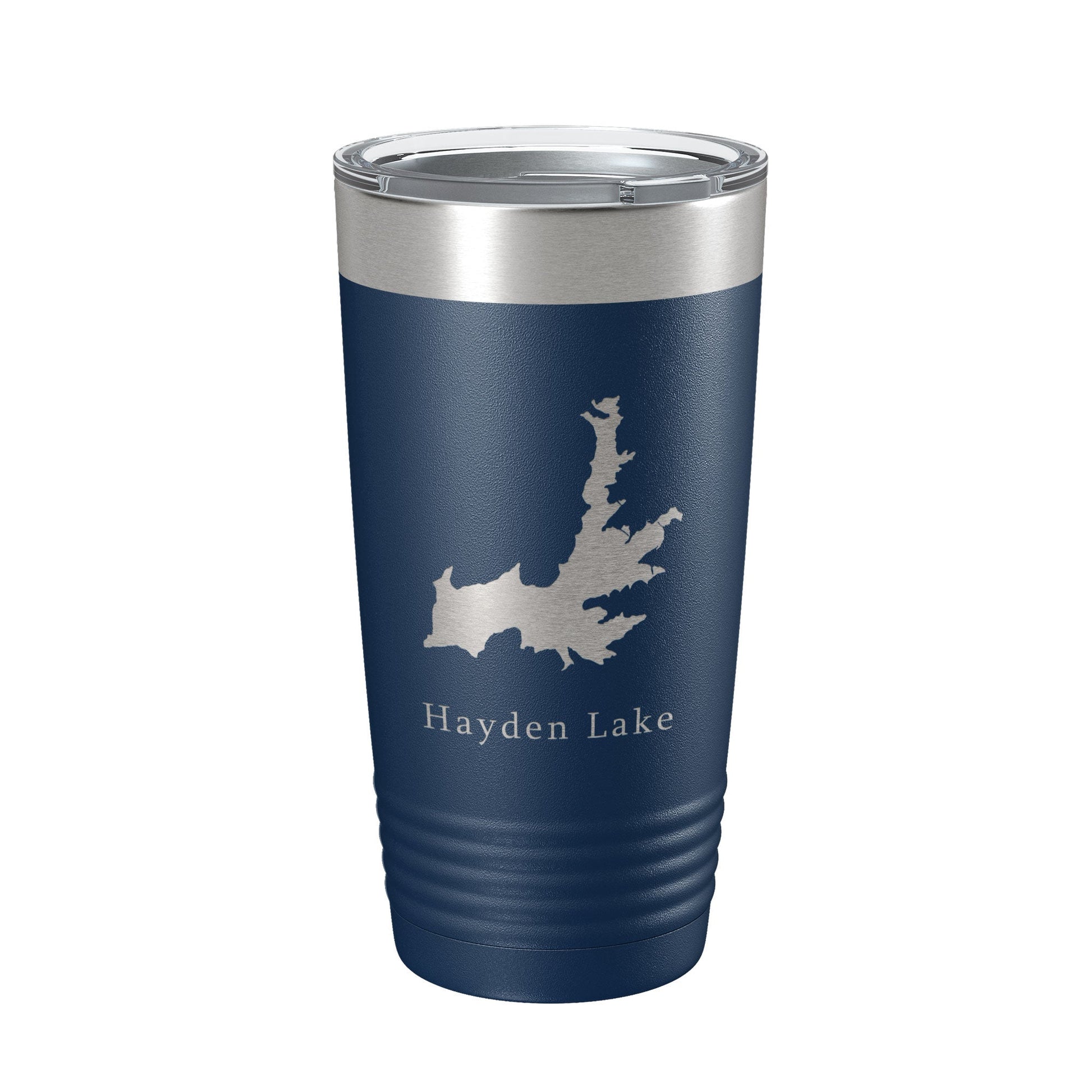 Hayden Lake Map Tumbler Travel Mug Insulated Laser Engraved Coffee Cup Idaho 20 oz-2