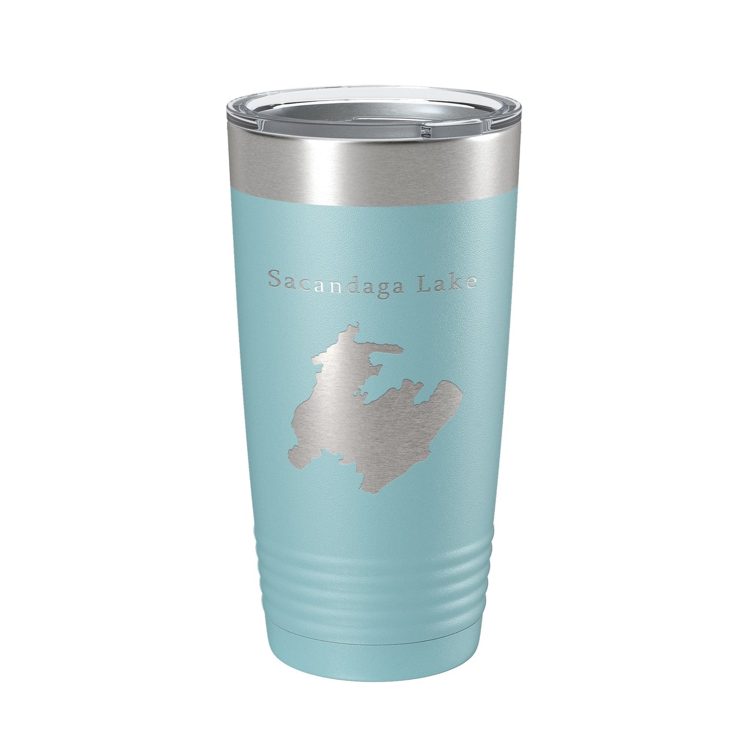 Sacandaga Lake Map Tumbler Travel Mug Insulated Laser Engraved Coffee Cup New York 20 oz-13