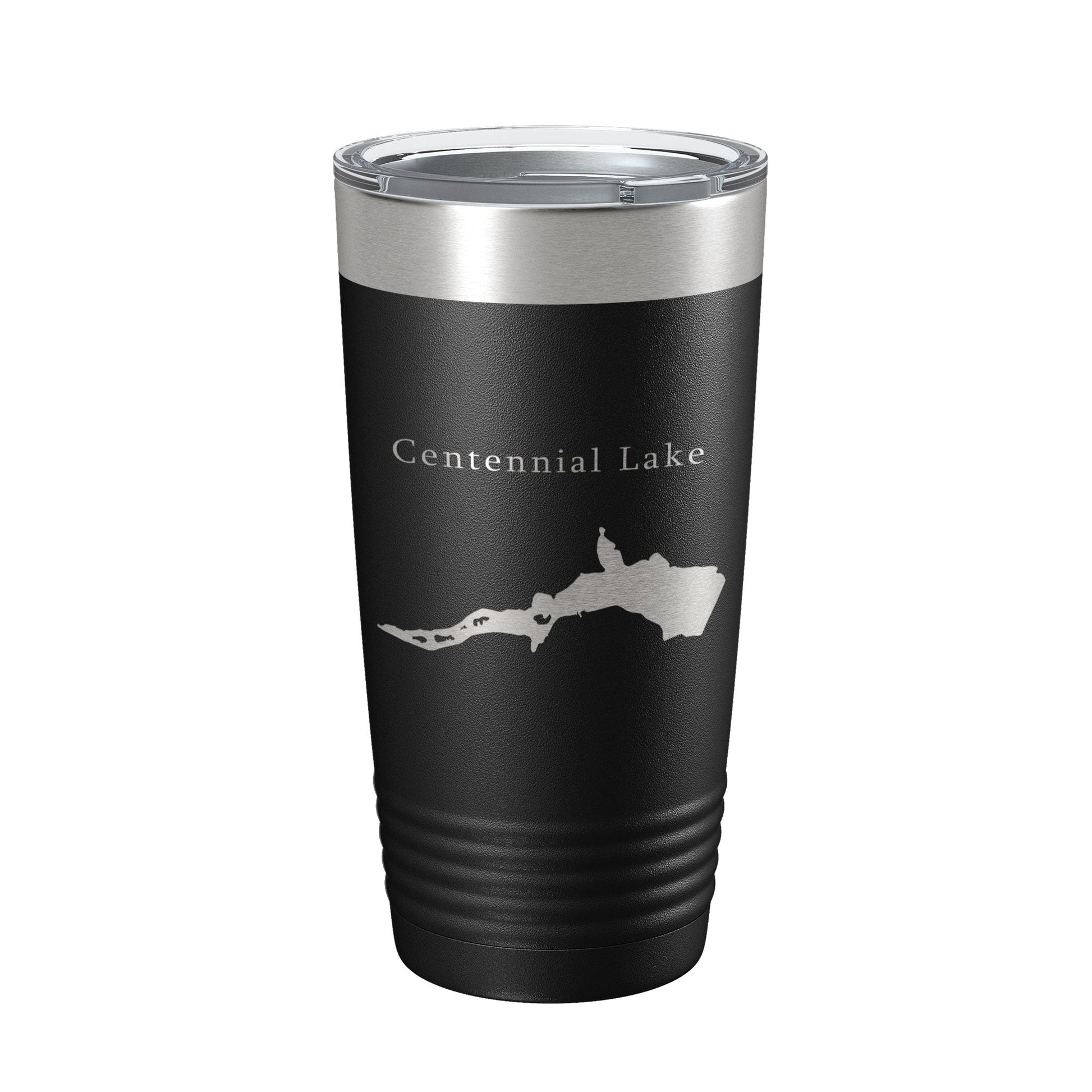 Centennial Lake Map Tumbler Travel Mug Insulated Laser Engraved Coffee Cup Maryland 20 oz-5