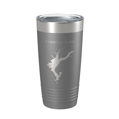 Brantley Lake Map Tumbler Travel Mug Insulated Laser Engraved Coffee Cup New Mexico 20 oz-16