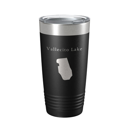 Vallecito Lake Map Tumbler Travel Mug Insulated Laser Engraved Coffee Cup Colorado 20 oz-5