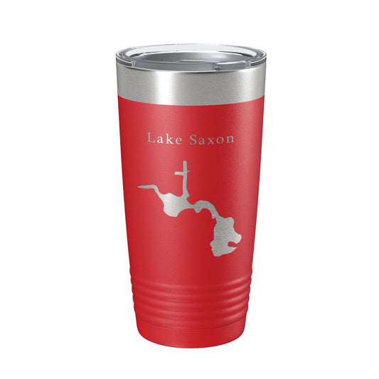 Lake Saxon Map Tumbler Travel Mug Insulated Laser Engraved Coffee Cup Florida 20 oz-10