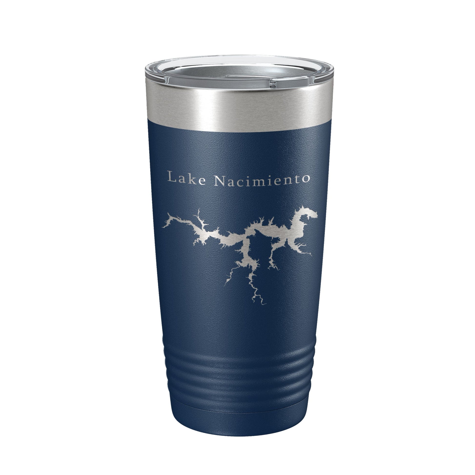 Lake Nacimiento Map Tumbler Travel Mug Insulated Laser Engraved Coffee Cup California 20 oz-2