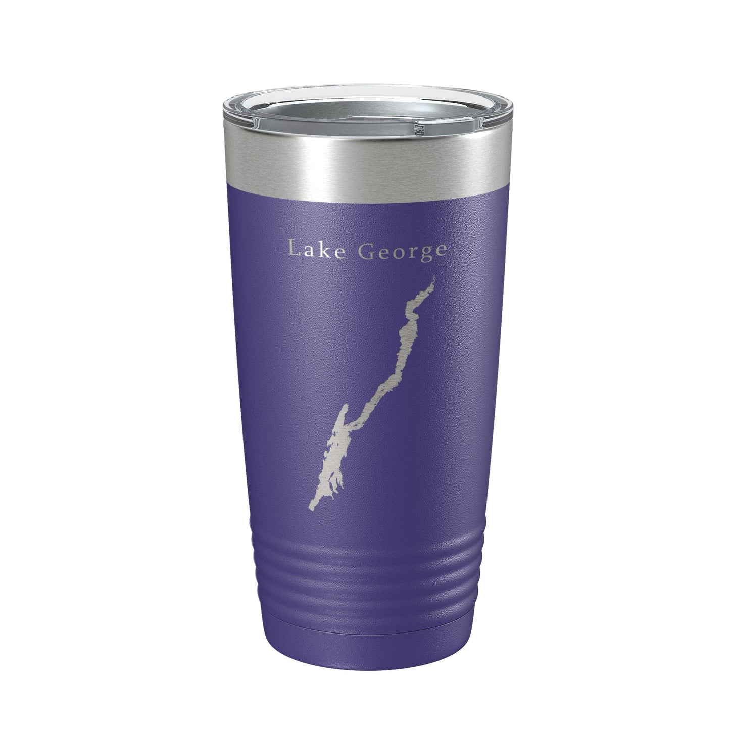 Lake George Map Tumbler Travel Mug Insulated Laser Engraved Coffee Cup New York 20 oz-15