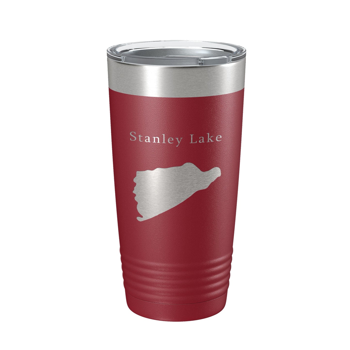 Stanley Lake Map Tumbler Travel Mug Insulated Laser Engraved Coffee Cup Idaho 20 oz-18