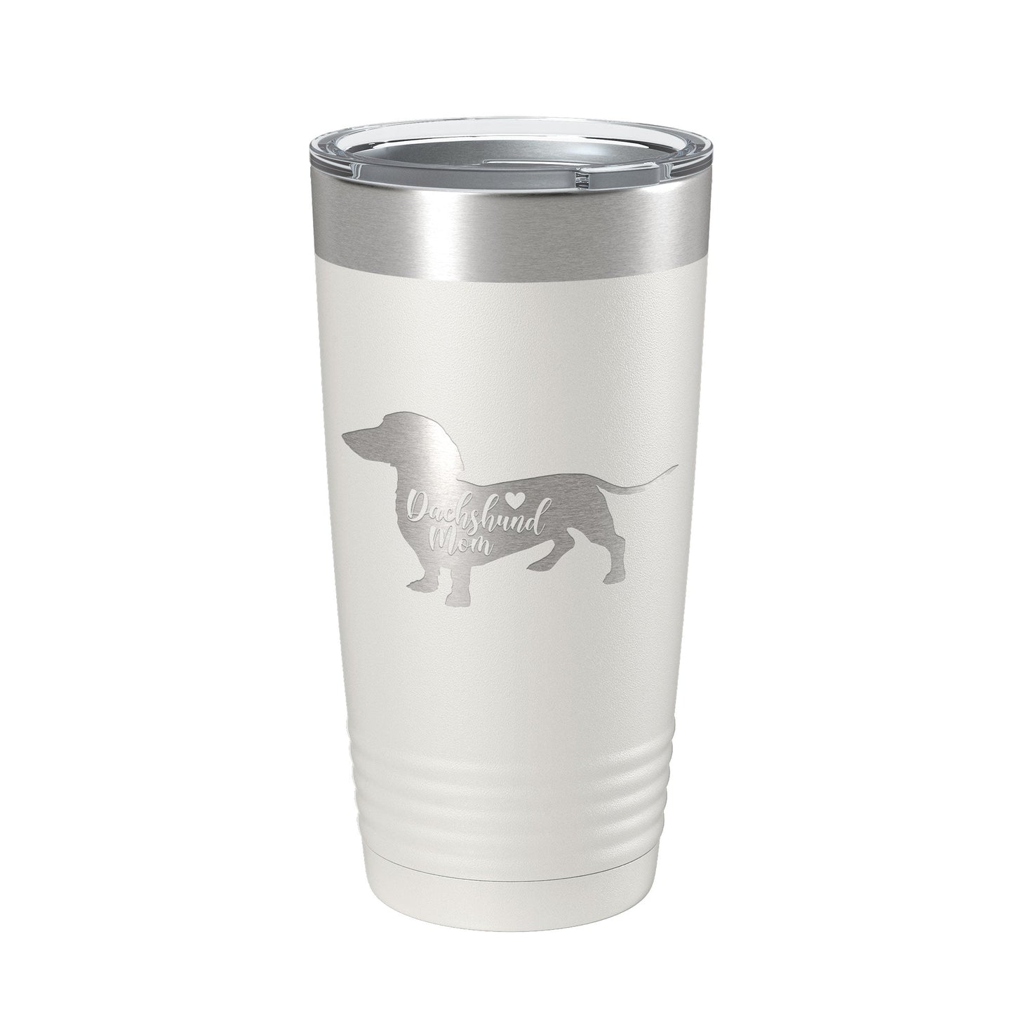 Dachshund Mom Tumbler Dog Travel Mug Gift Insulated Laser Engraved Coffee Cup 20 oz-7