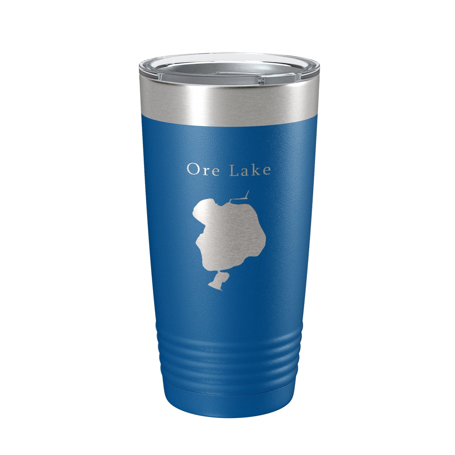 Ore Lake Map Tumbler Travel Mug Insulated Laser Engraved Coffee Cup Huron River Chain of Lakes Michigan 20 oz-6