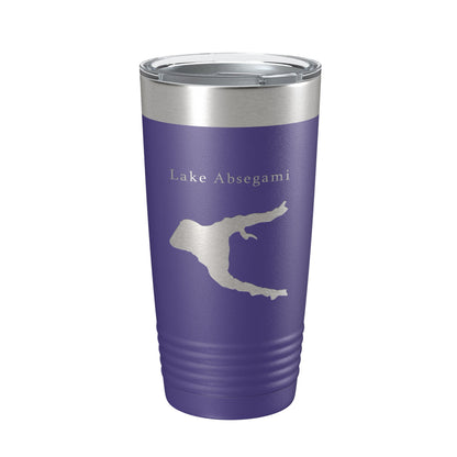 Lake Absegami Map Tumbler Travel Mug Insulated Laser Engraved Coffee Cup New Jersey 20 oz-15