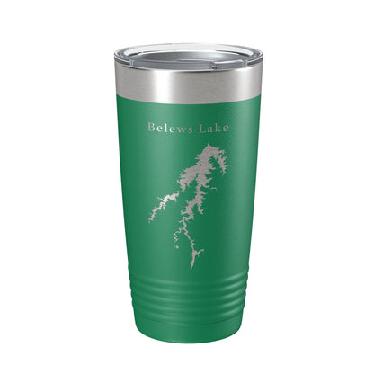 Belews Lake Map Tumbler Travel Mug Insulated Laser Engraved Coffee Cup North Carolina 20 oz-9