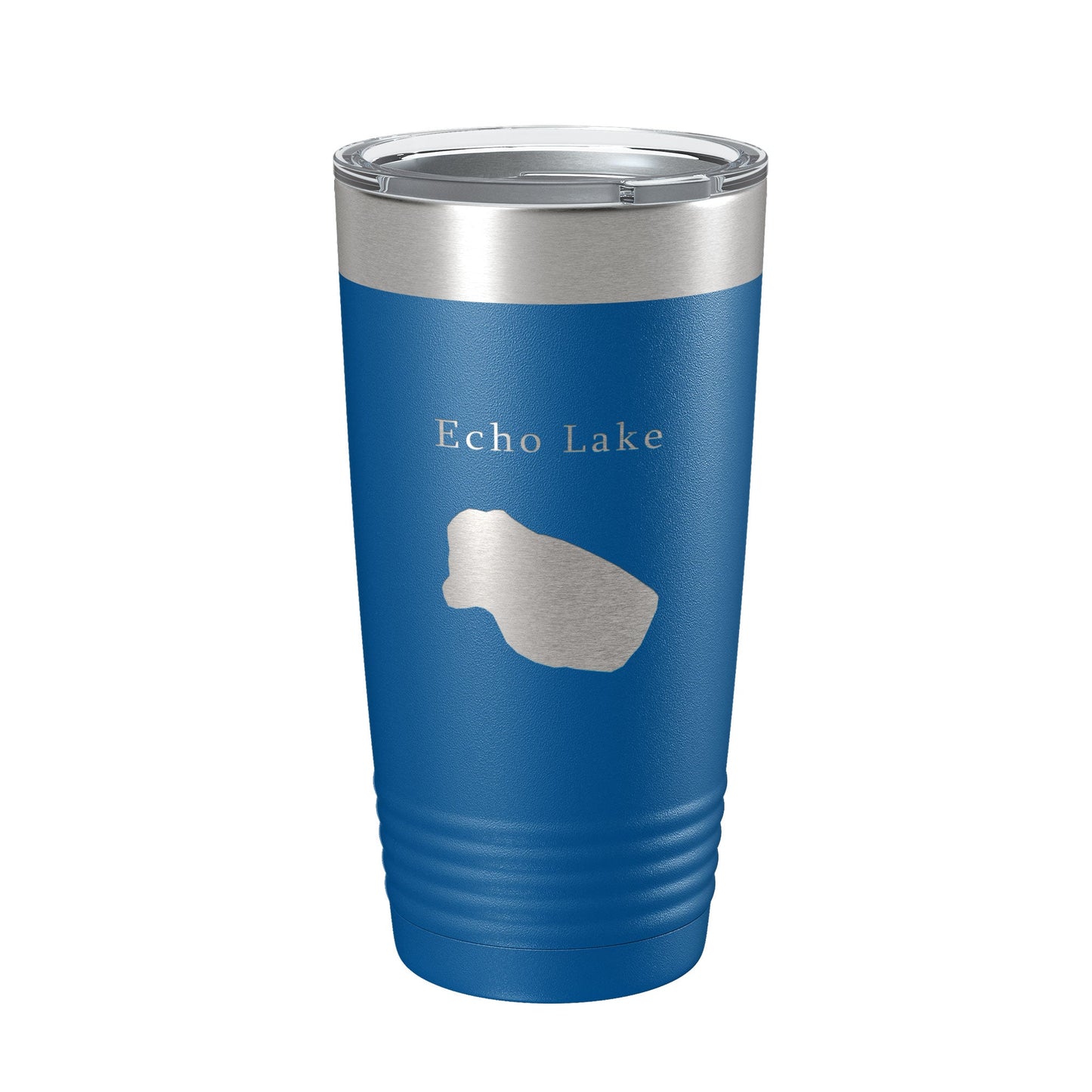 Echo Lake Map Tumbler Travel Mug Insulated Laser Engraved Coffee Cup Colorado 20 oz-6