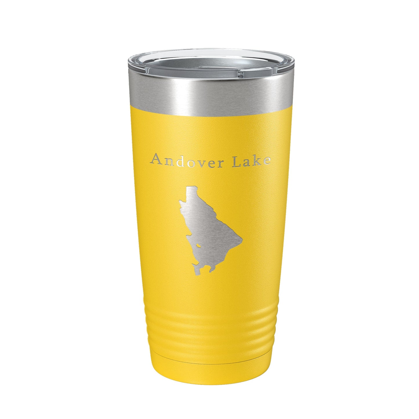 Andover Lake Map Tumbler Travel Mug Insulated Laser Engraved Coffee Cup Connecticut 20 oz-19