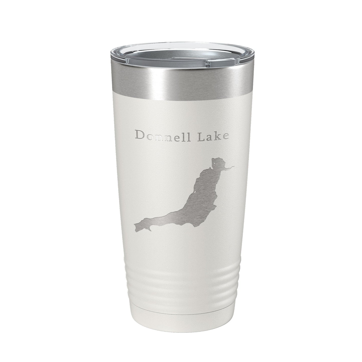 Donnell Lake Map Tumbler Travel Mug Insulated Laser Engraved Coffee Cup California 20 oz-7