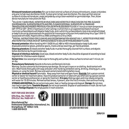 PDI Sani-Cloth® Prime Surface Disinfectant Cleaner Germicidal Wipe Individual Packet, 50/BX, 36BX/CS