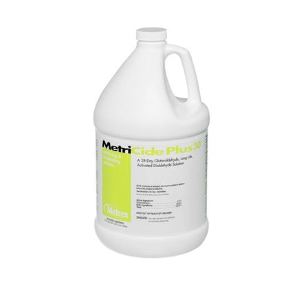 Metrex Research Glutaraldehyde High-Level Disinfectant MetriCide Plus 30 Activation Required Liquid 1 gal. Jug Max 28 Day Reuse, 4 EA/CS