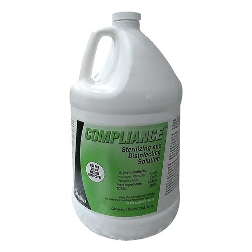 Metrex Research Compliance Surface Disinfectant Cleaner Peroxide Based Manual Pour Liquid 1 gal. Jug Acidic Scent NonSterile, 1/GL, 4/CS