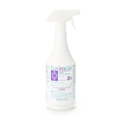 Metrex Research Envirocide Surface Disinfectant Cleaner Alcohol Based Pump Spray Liquid 24 oz. Bottle Alcohol Scent NonSterile, 1/BT,12/CS
