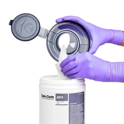 PDI Sani-Cloth AF3 Surface Disinfectant Cleaner Premoistened Germicidal Manual Pull Wipe 160 Count Pail Mild Scent NonSterile, 1/CN, 2/CS