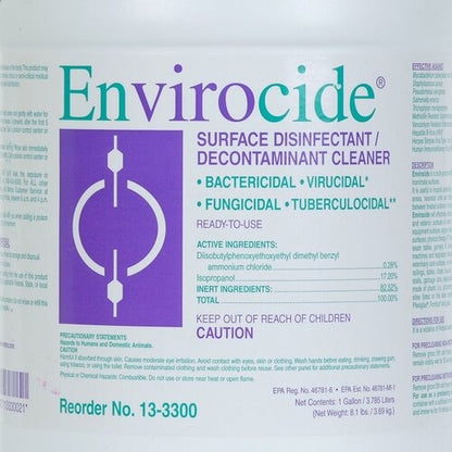 Metrex Research Envirocide® Surface Disinfectant Cleaner Liquid 1 gal. Container, 1EA,4 EA/CS